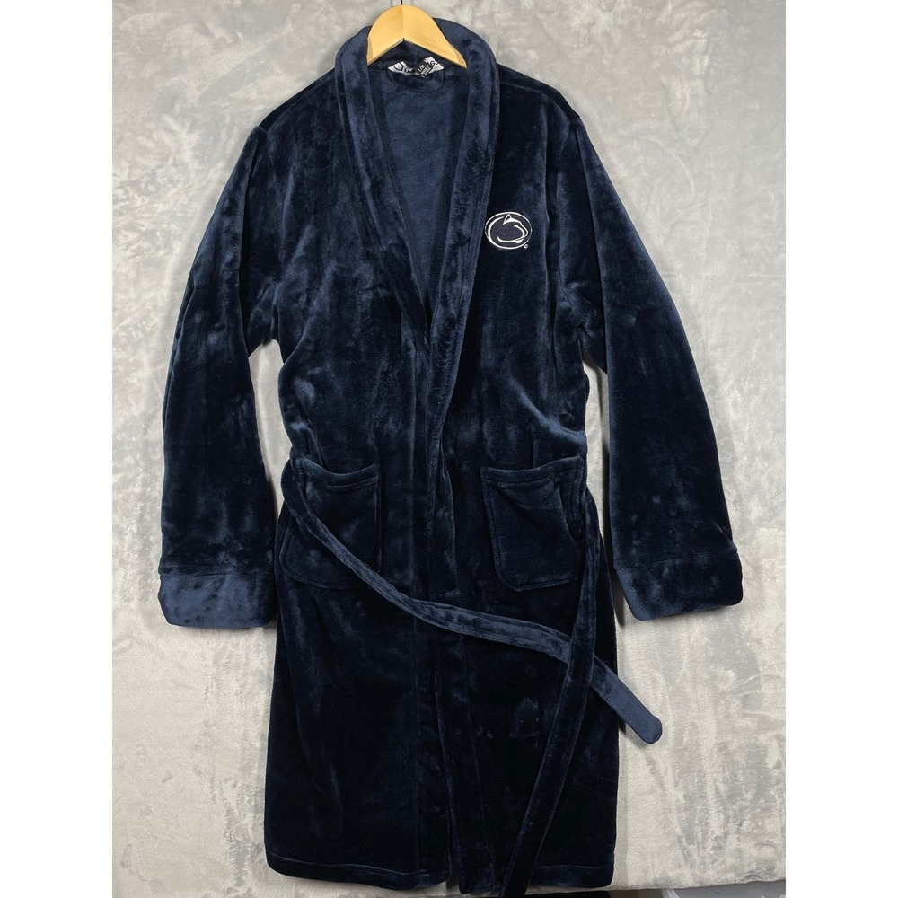 Northwest Penn State Nittany Lions Plush Navy Blue Robe Mens Size L/XL NCAA PSU